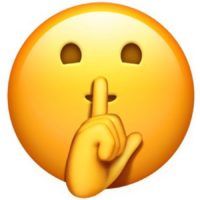 Emoji silencio